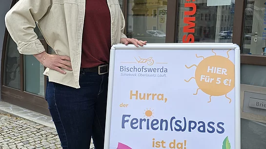 Madlen Raupach – verantwortlich für den Ferienpass der Stadt Bischofswerda.